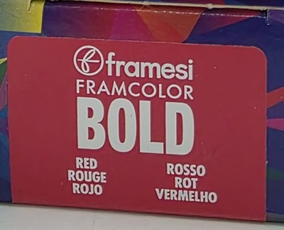 Framesi Bold  Rot Rosso Direktziehende Haartönung Tonalizzante diretto 60ml
