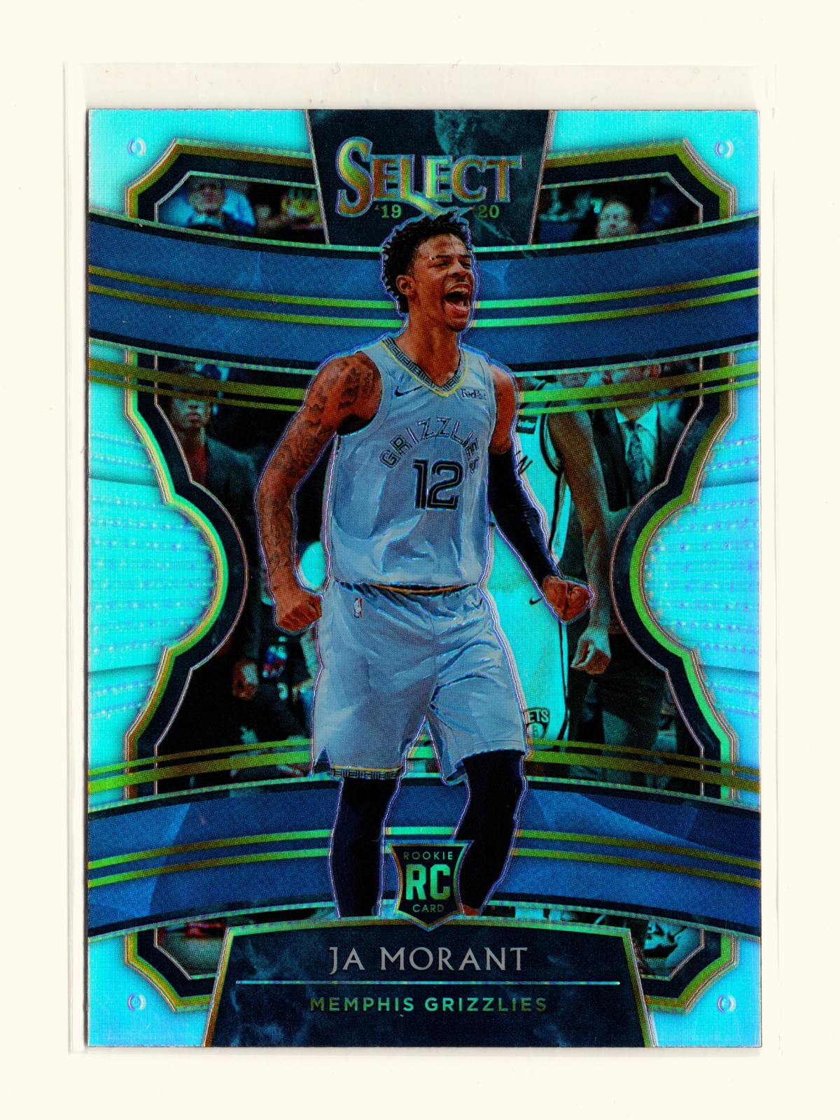 2019-20 Panini Select Silver Prizm #72 Concourse Ja Morant RC (GRIZZLIES)