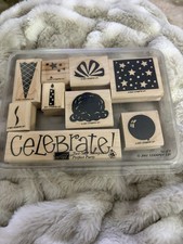 Stampin Up Perfect Party Stamp Set. 9 Stamps Excellent