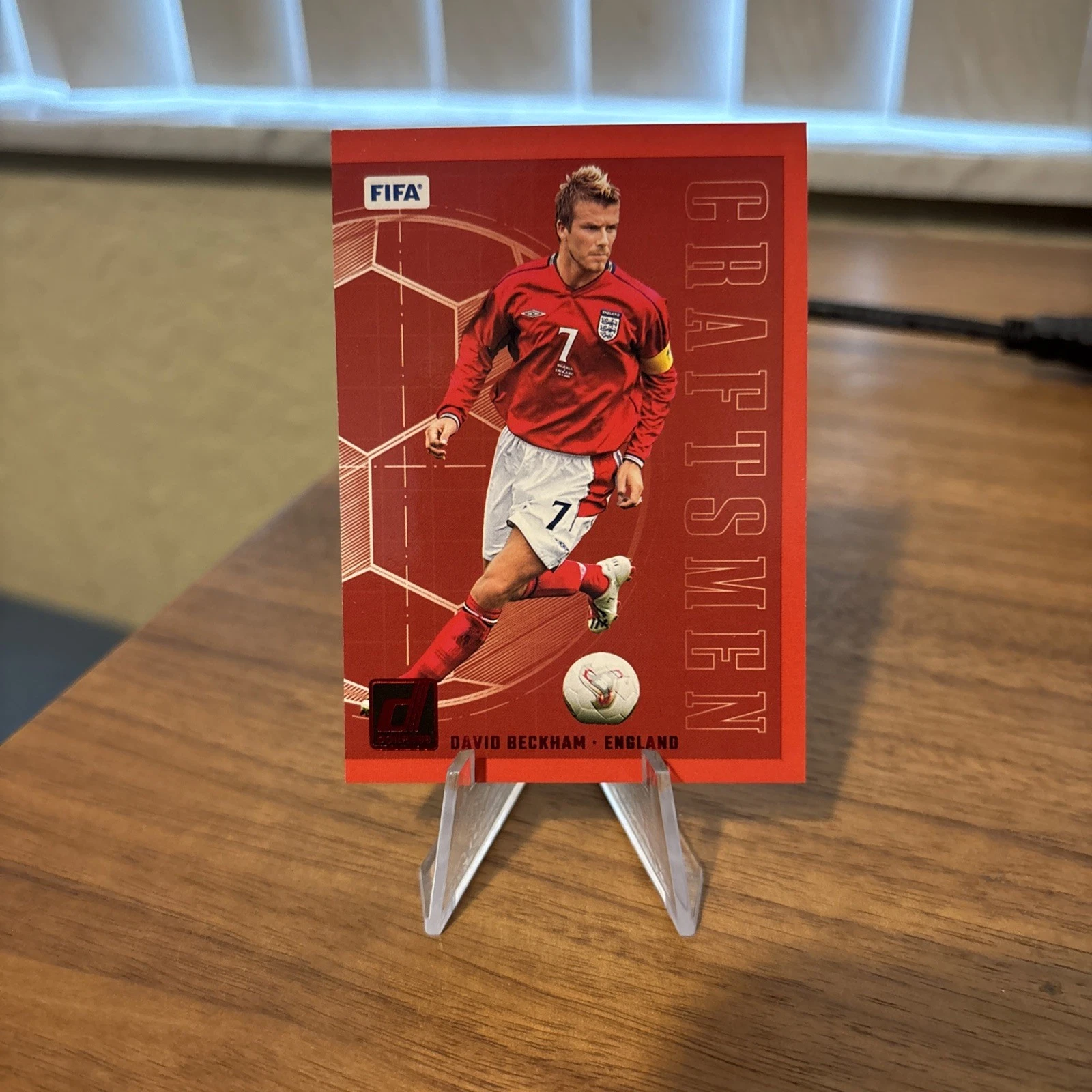 David Beckham trading card