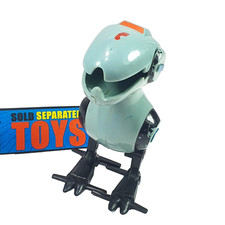 Vtg TMNT Wacky Action WALKIN MOUSER figure A COMPLETE 1989 Playmates NON WORKING