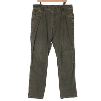 KUHL Revolvr Hiking Pants Men's 38x36 Olive Green UberKuhl Articulated Utility