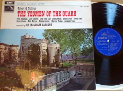 Gilbert  Sullivan - Yeomen Of The Guard - Used Vinyl Record - 46 - E11757z