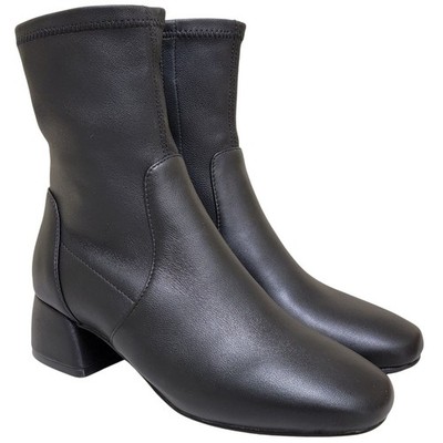 Gentle Souls Emily Block Heel Ankle Sock Booties Size US 5M Black Leather