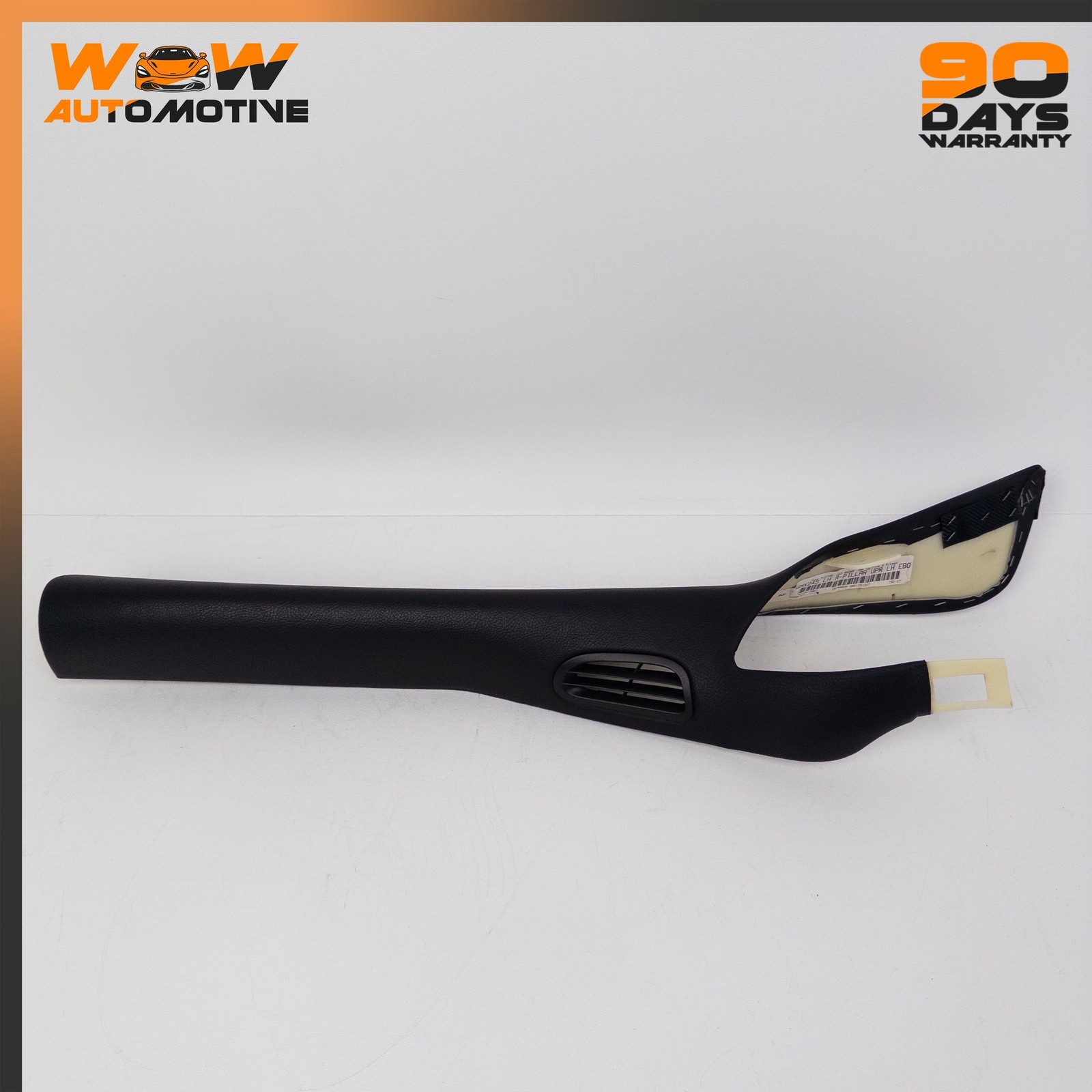 05-13 CHEVROLET CORVETTE C6 FRONT LOWER LEFT RIGHT PILLAR TRIM BLACK SET OEM