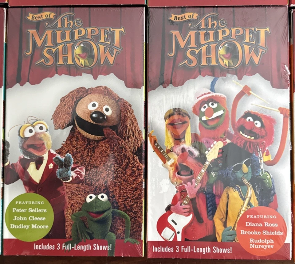 TIME LIFE THE MUPPET SHOW VHS set of 10 KERMIT MISS PIGGY ANIMAL - Image 2 of 3