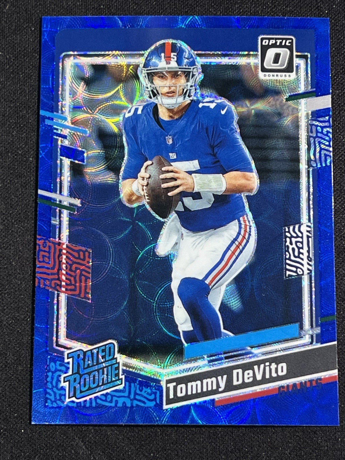 2023 Donruss Optic Tommy DeVito Blue Scope Prizm Rated Rookie #280 COLOR MATCH