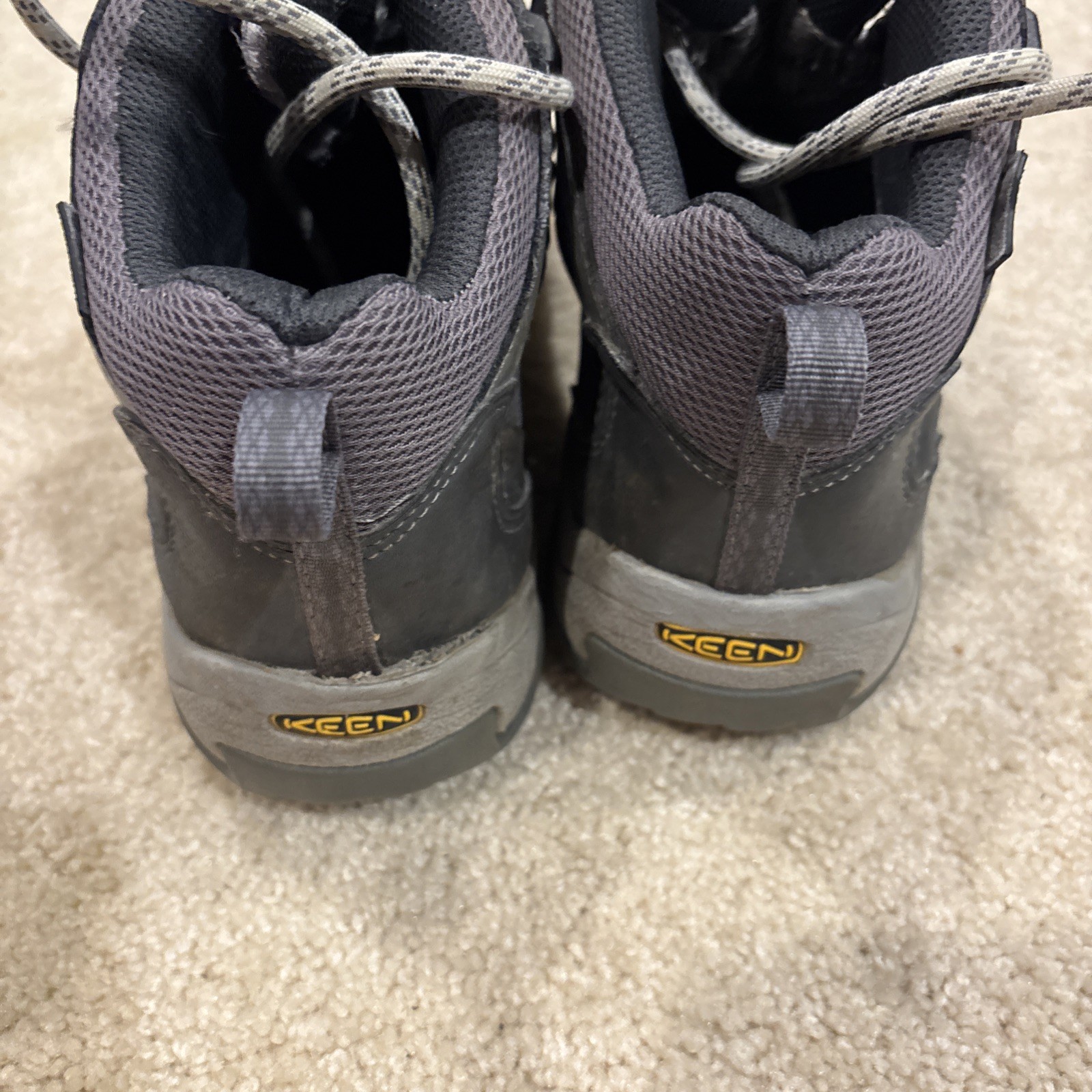 Stivali KEEN Dry donna taglia 6 5 Oakridge Mid impermeabili stringati grigio viola