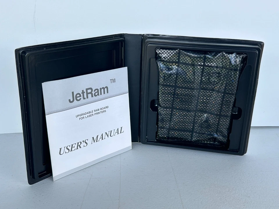 Vintage JetRam RAM Board HP LaserJet II Canon LBP With Box & Manual - Image 3 of 4