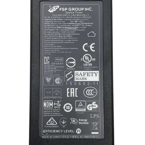 New Genuine FSP FSP040-RHAN2 AC/DC Adapter 12V 3.33A 40W Screw Lock 5.5x2.5mm - Picture 4 of 8