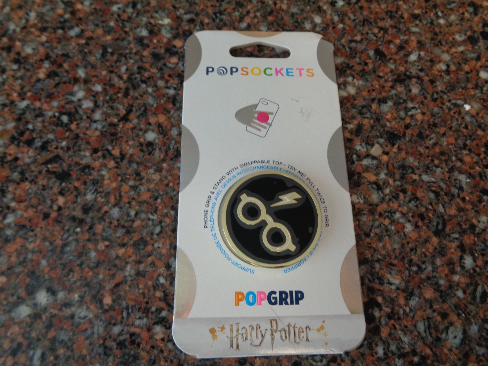 Harry Potter Lightning Glasses Popsocket PopGrip Cell Phone Stand Grip Holder-image
