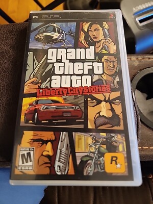 NO GAME ORIGINAL CASE MANUAL MAP GRAND THEFT AUTO LIBERTY CITY STORIES GTA PSP