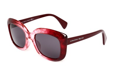 Alexander Mcqueen AMQ 4235/S Women's Red Cat Eye Sunglasses R1458