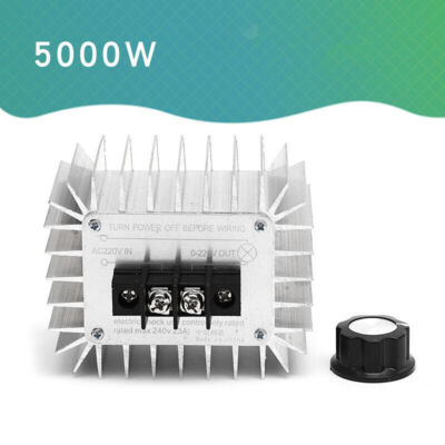 5000W/220V Spannungsregler Dimmer Speed Temperatur Volt Regler Regulator DE