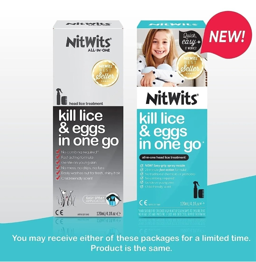 NitWits AllInOne Head Lice Treatment Spray, Kills Nits & Eggs, Includes Lice eBay