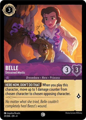Disney Lorcana TCG Belle Accomplisged Mystic #36/204 | eBay