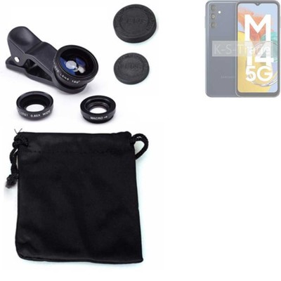 Für Samsung Galaxy M14 5G Smartphone Objektiv Linsen Set Weitwinkel Fischauge M