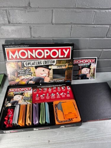 🎩 Monopoly Cheaters Edition – Complete Game by Hasbro Gaming | Ages 8+