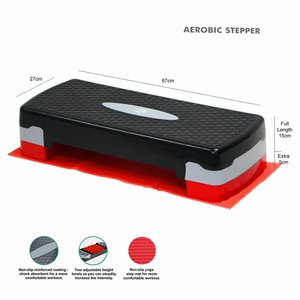 AEROBIC STEPPER STEP AEROBIC STEPPER 2 LEVEL STEP FITNESS TRAINING YOGA GYM AEROBIC STEPPER STEP AEROBIC STEPPER 2 LEVEL STEP FITNESS TRAINING YOGA GYM