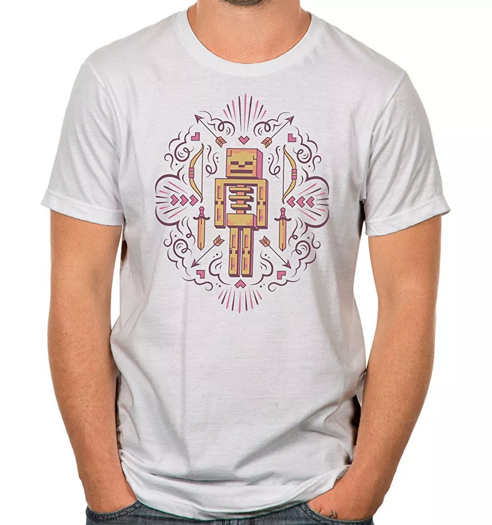 Adult minecraft tshirt deals