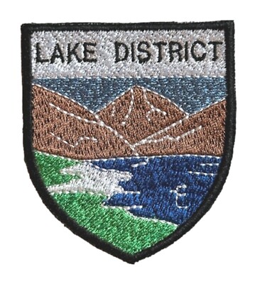 Lake District bestickter Aufnäher zum Aufnähen oder Aufbügeln (A)