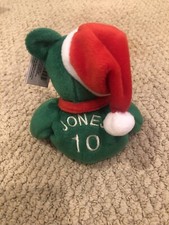 Chipper Jones 10 Christmas Salvino Beanie Bear