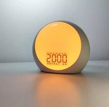 Sunrise Alarm Clock Wake Up Light Brown Noise Machine 29 Alarm Tones with