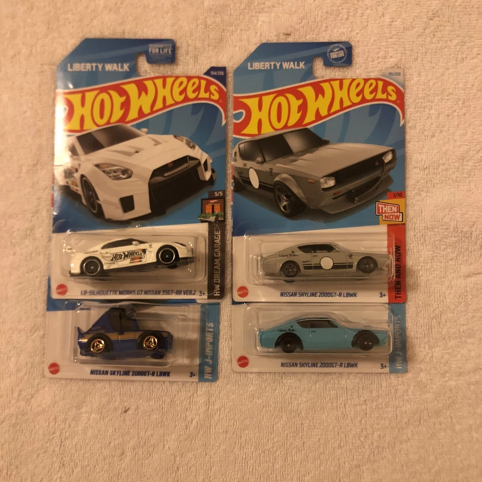 Hot Wheels Liberty Walk - 35Gt-RR, Silvia, tooned Skyline, McLaren - Lote de 10 Foto 3 de 4