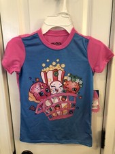 New With Tags Girls Size M 7/8 Shopkins Pajamas SKU DR