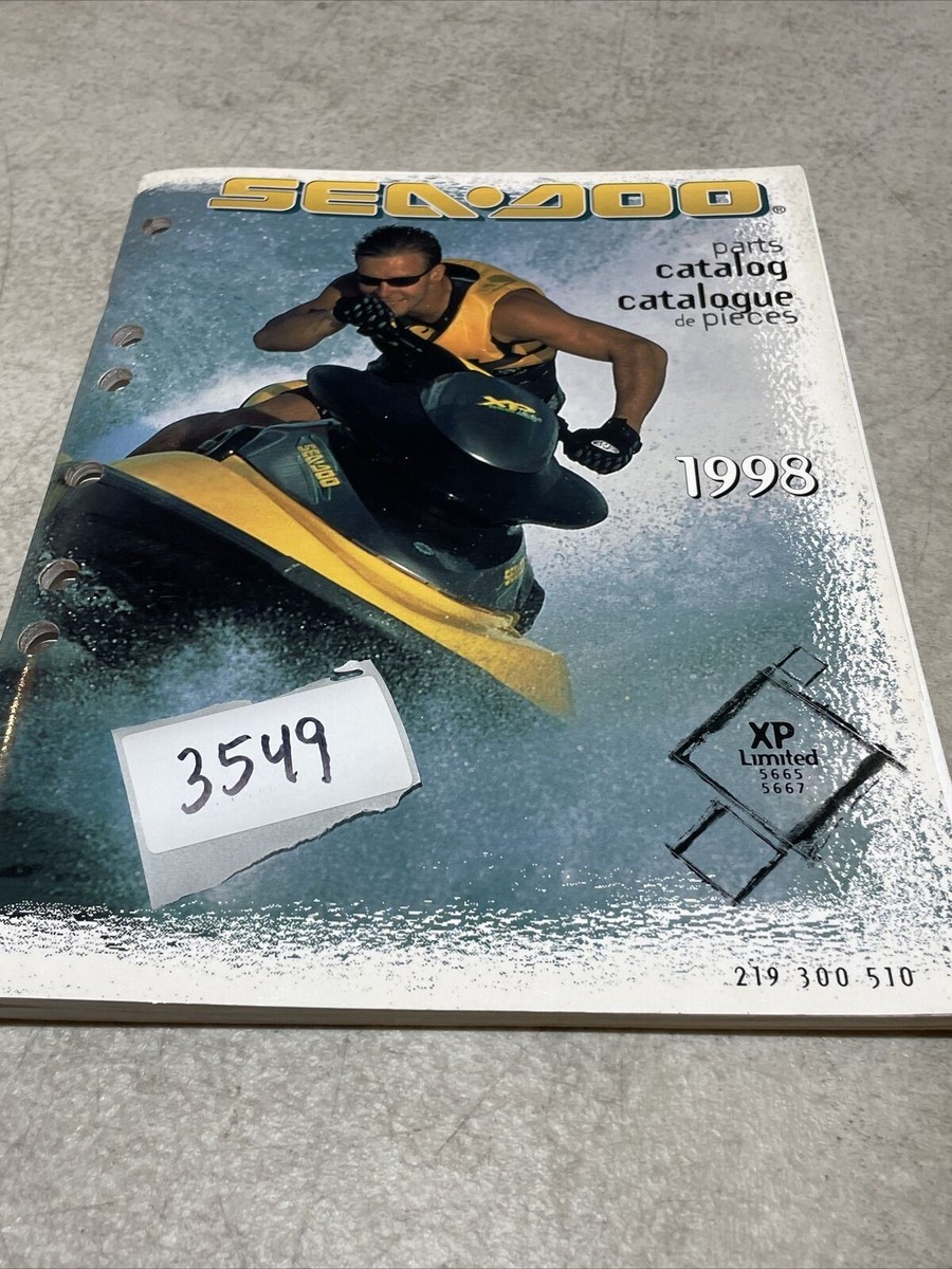 とむドックページ 1998 Sea-Doo XP Limited 5665 5667 Parts Catalog Manual | eBay