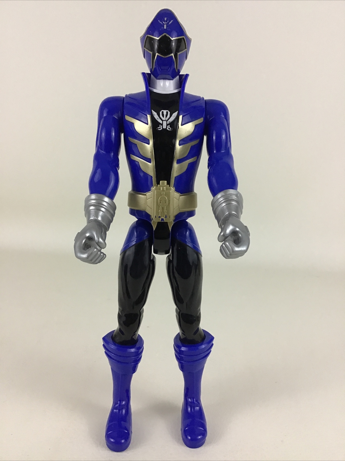 Power Rangers Super Megaforce Blue Ranger 12" Action Figure Bandai 2013 Saban's 