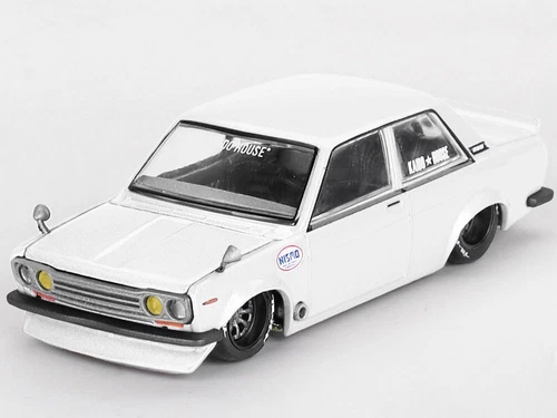 MINI GT x KAIDO HOUSE DATSUN 510 STREET NISMO V2 1/64 DIECAST WHITE KHMG122