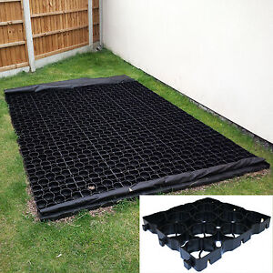 TruePave Grass &amp; Gravel Plastic Grids Paver Slab Shed Base 