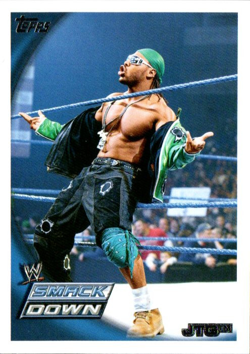 2010 Topps WWE Wrestling Card #13 JTG