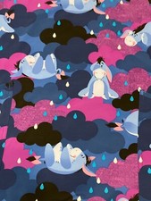 Disney Eeyore Nurse Scrub Top XL/XG 52  Polyester Spandex