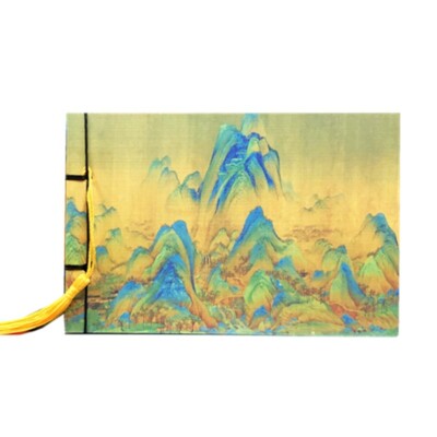 Vintage Chinese Art Notebooks 65 Pages Blank Journal Thread Binding Sketchbook