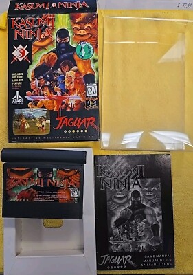 Kasumi Ninja. Atari Jaguar. With box and Manual. Tested. No headband.
