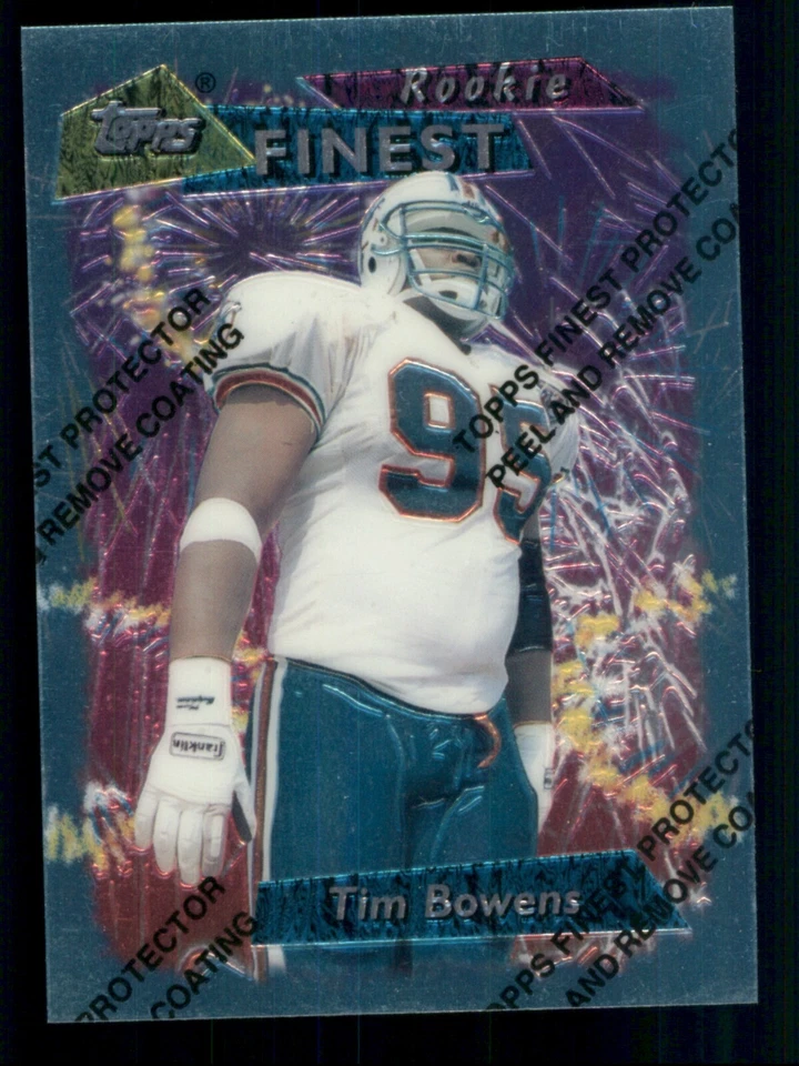 1995 TOPPS FINEST FOOTBALL 1-264 / SEE DROP DOWN MENU 4 CARD U WILL RECEIVE - Image 4 of 4