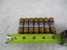 LOT OF 7 FUSETRON FRN-R-3/10, 3/10AMP, 250V, CLASS RK5 TIME DELAY FUSES, T1354