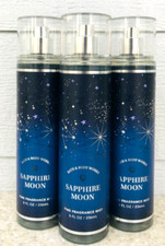 3 Bath  Body Works SAPPHIRE MOON Fine Fragrance Mist 8oz LOT/SET of 3