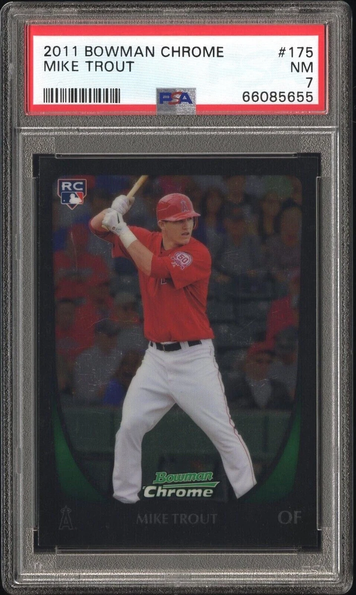 2011 Bowman Chrome Mike Trout RC #175, PSA 7, Graded July 2022 | eBay