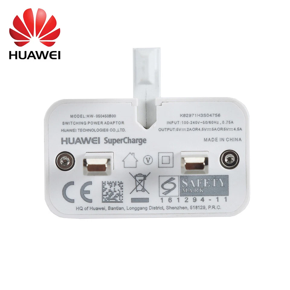 Adaptador de carregamento original Huawei SuperCharge 5A USB-C P20 P30 Pro Mate 10 20 30 - Imagem 3 de 4