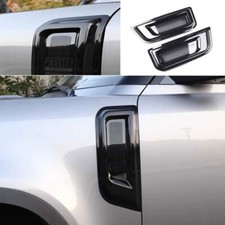Glossy Black Side Fender Air Wing Cover Trim For Land Rover Defender 2020-2023