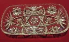 Vintage ANCHOR HOCKING EARLY AMERICAN PRESCUT Hostess Relish Tray