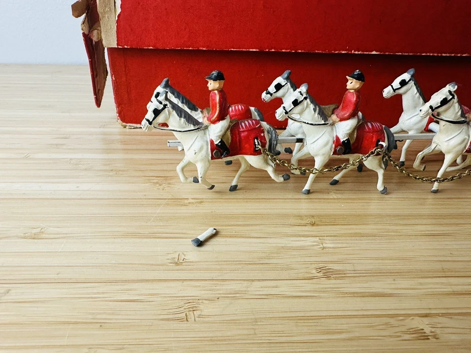 Matchbox Early Lesney Toys Large Coronation Coach Gold In Box Queen England  - Image 3 of 4