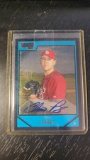 2007 Bowman Chrome Prospects Gold Refractor #BC224 Chris Perez Auto /50