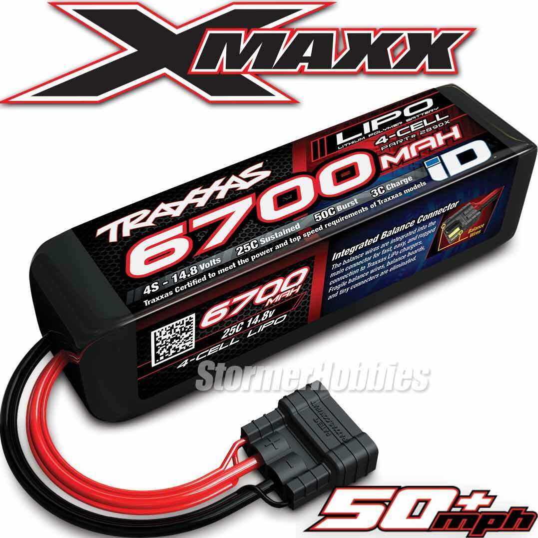 Traxxas 2890X 4S 14.8V 6700mAh 25C Lipo Battery w/ID Traxxas 2890X 4S 14.8V 6700mAh 25C Lipo Battery w/ID