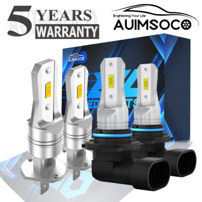 For Subaru Legacy GT Sedan 4-Door 2000-2004 LED Headlights Hi Low Beam Bulbs Kit