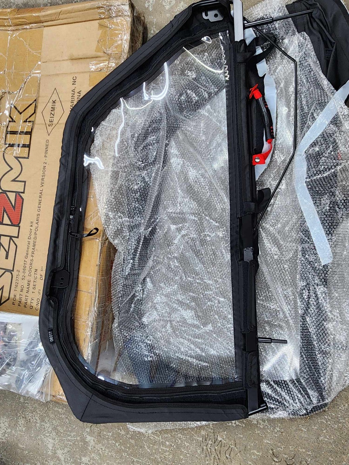 Seizmik Upper Door Kit 5206017KIT SEIZMIK FRAMED DOOR KIT Polaris