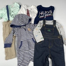 Carters, Cat  Jack Baby Boy 12 Month Clothing Lot Bodysuit, Pants, Jeans
